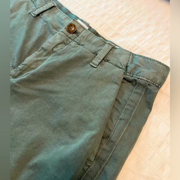 💚 GAP Women’s Girlfriend Chino Shorts Khaki Green NWOT, Size 2 - Picture 7 of 14